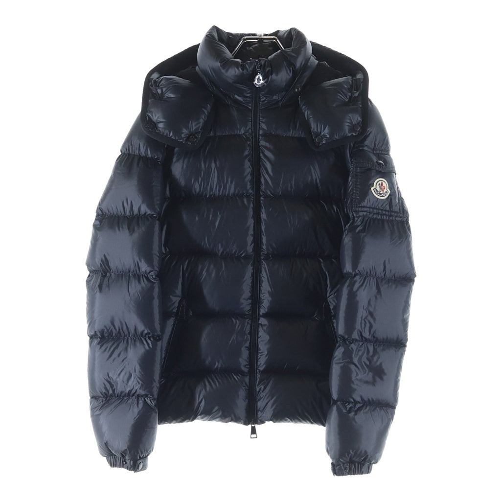 MONCLER(モンクレール) BERRE GIUBBOTTO B20934692749 53052 べーレジュボット フロントジップアップ ナイロンダウンジャケット レディース ブラック