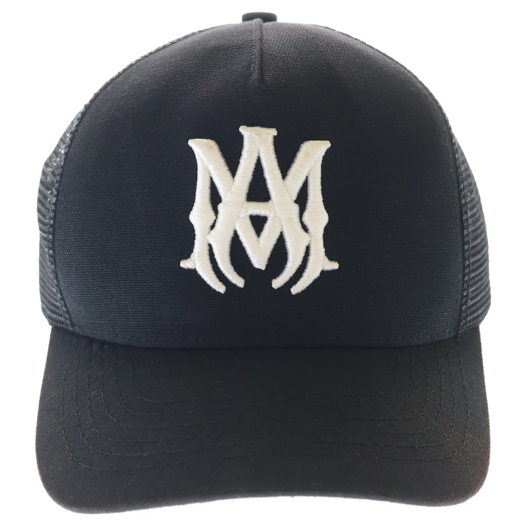 AMIRI(アミリ) MA Logo Trucker Cap MAロゴ トラッカーキャップ 帽子 ブラック SR1XMAH009SAMHDC