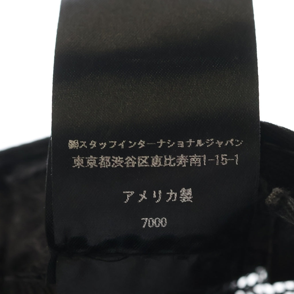 AMIRI(アミリ) MA Logo Trucker Cap MAロゴ トラッカーキャップ 帽子 ブラック SR1XMAH009SAMHDC