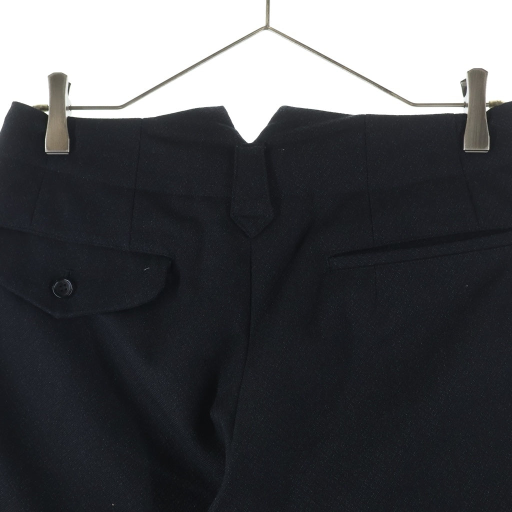 COMME des GARCONS HOMME PLUS(コムデギャルソンオムプリュス) Wool Sarrouel Pants Slacks ジップフライ ウール サルエル スラックスパンツ ブラック PA-P016