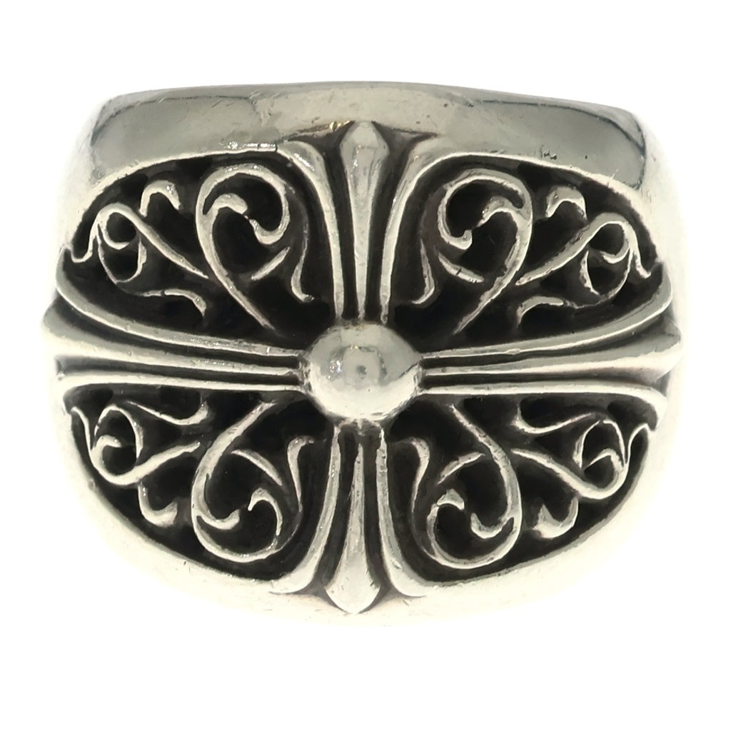 CHROME HEARTS(クロムハーツ) CLASSIC OVAL クラシックオーバルクロス リング シルバー BCA340