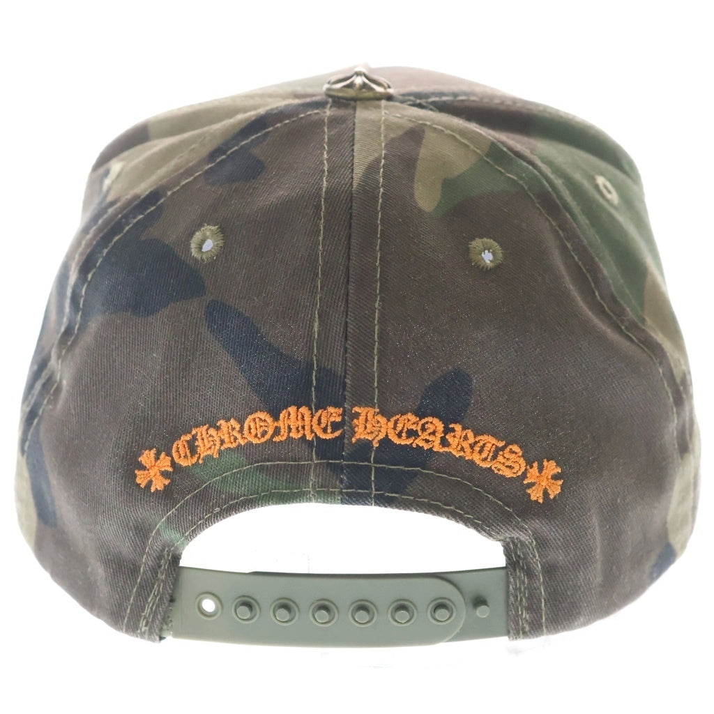 CHROME HEARTS(クロムハーツ) TRUCKER CAP CHロゴ刺繍 カモフラ トラッカーキャップ 帽子 カーキ