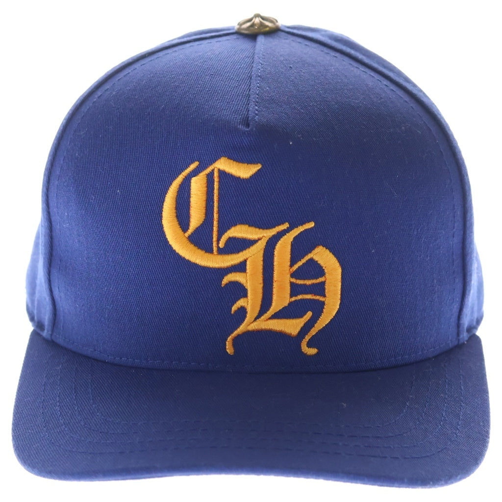 CHROME HEARTS(クロムハーツ) TRUCKER CAP CHロゴ刺繍 トラッカーキャップ 帽子 ブルー/イエロー