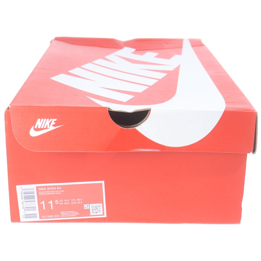 NIKE(ナイキ) SHOX R4 Black Spruce ショックス ブラックスプルース ローカットスニーカー グリーン US11.5/29.5cm HQ1988-300