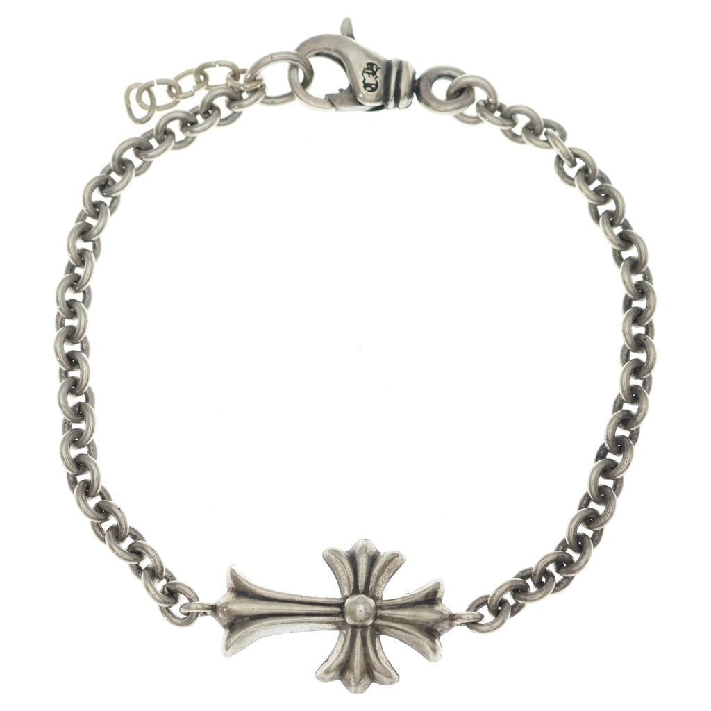 CHROME HEARTS(クロムハーツ) CHN TNY CH CRS タイニーCHクロスチェーン シルバーブレスレット