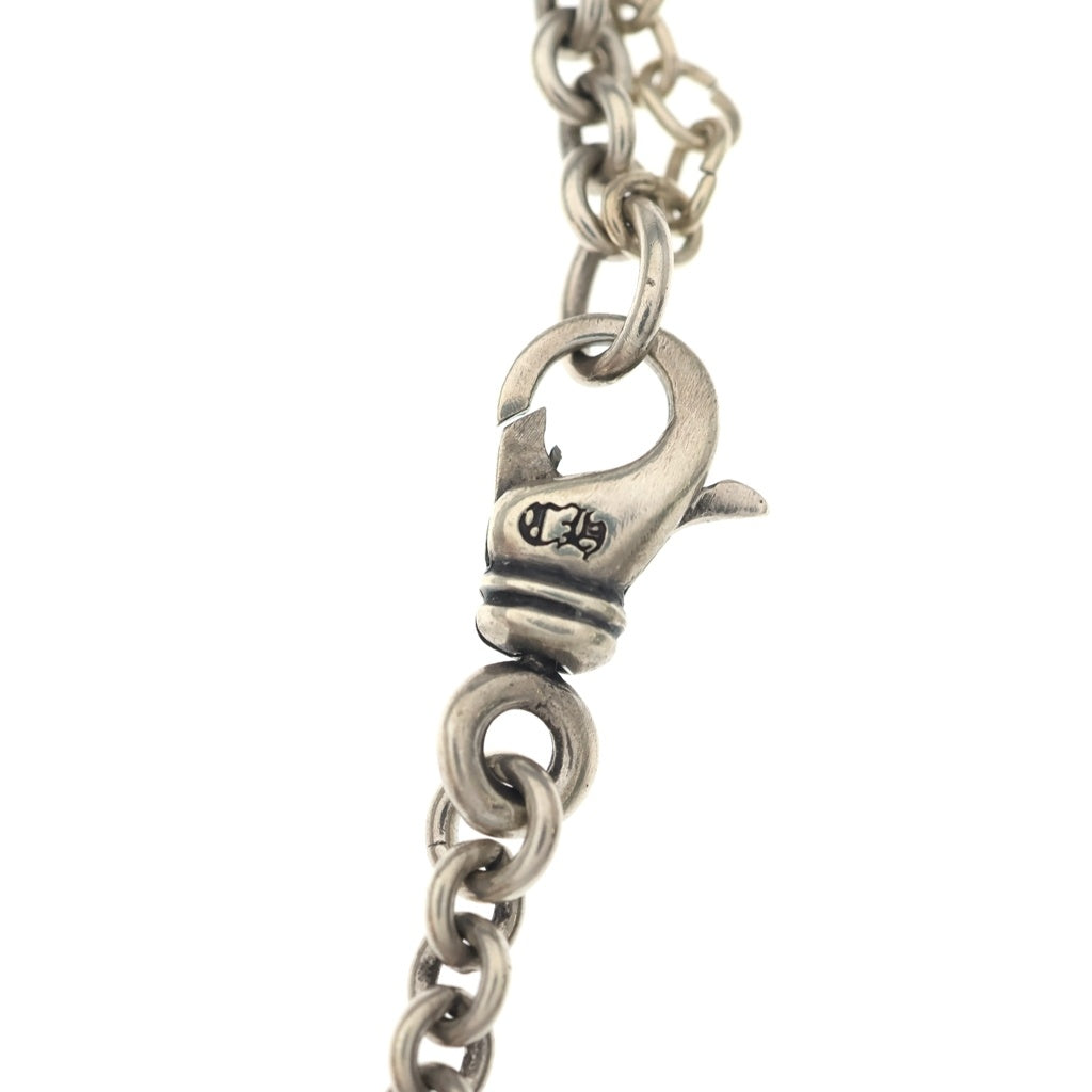 CHROME HEARTS(クロムハーツ) CHN TNY CH CRS タイニーCHクロスチェーン シルバーブレスレット