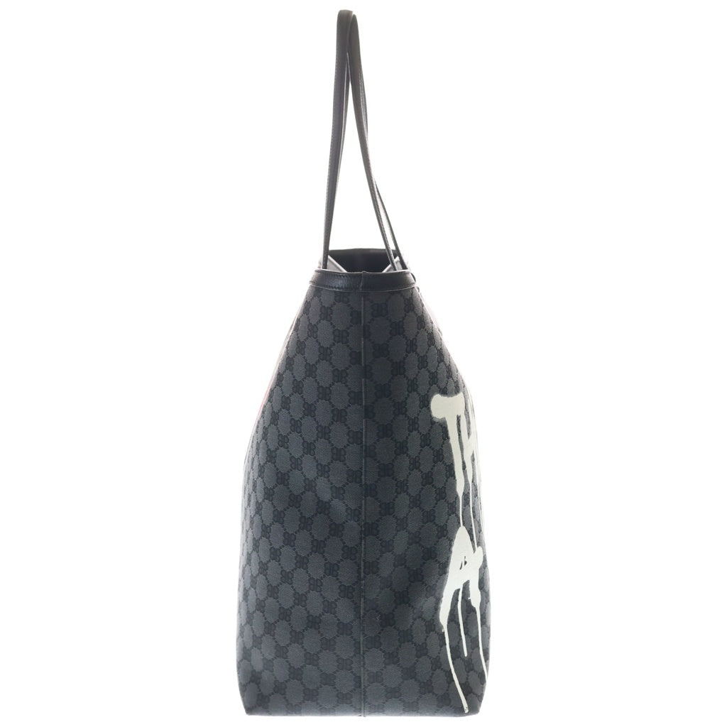 BALENCIAGA(バレンシアガ) ×GUCCI The Hacker Project Large Tote Bag グッチ ハッカープロジェクト キャンバス トートバッグ ブラック 680127