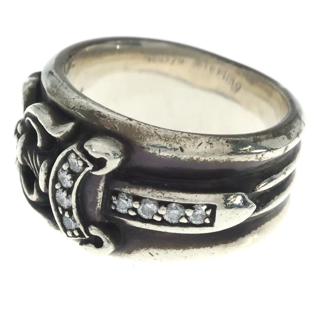 CHROME HEARTS(クロムハーツ) DAGGER P/DMND ダガーリング PAVEダイヤ シルバーリング -
