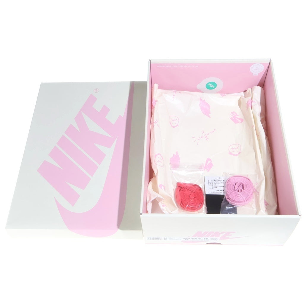 NIKE(ナイキ) ×Travis Scott AIR JORDAN 1 RETRO LOW OG SAIL TROPICAL PINK エアジョーダン1 レトロ セイル トロピカルピンク ローカットスニーカー IQ7604-101