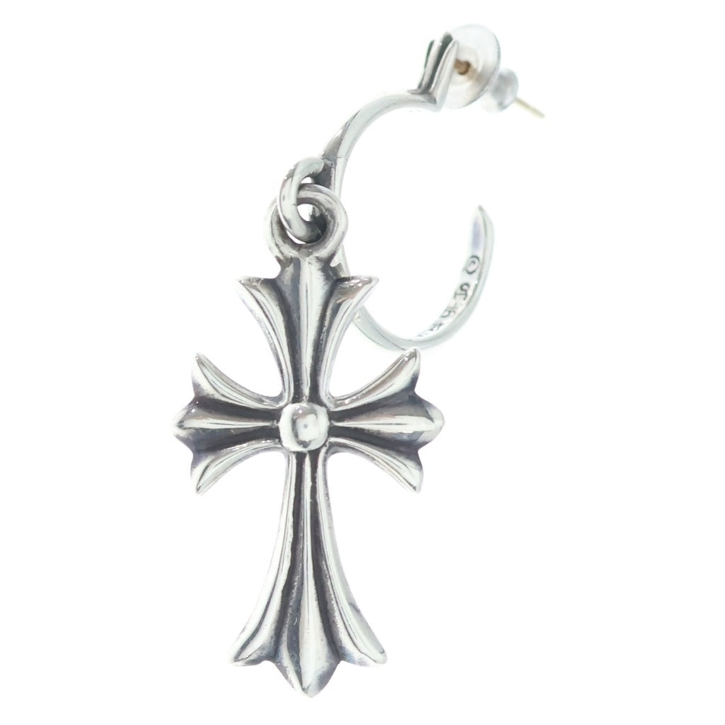 CHROME HEARTS(クロムハーツ) TINY CH CROSS タイニーCHクロス フープピアス シルバー BCA115