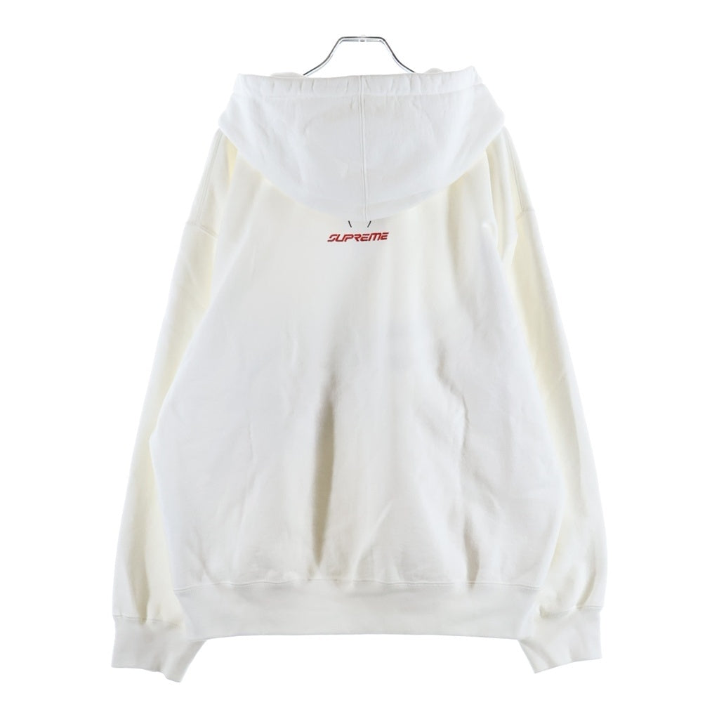 SUPREME(シュプリーム) 24AW ×SPYDER Zip Up Hooded Sweatshirt スパイダー スウェットジップパーカー ホワイト/ブラック -