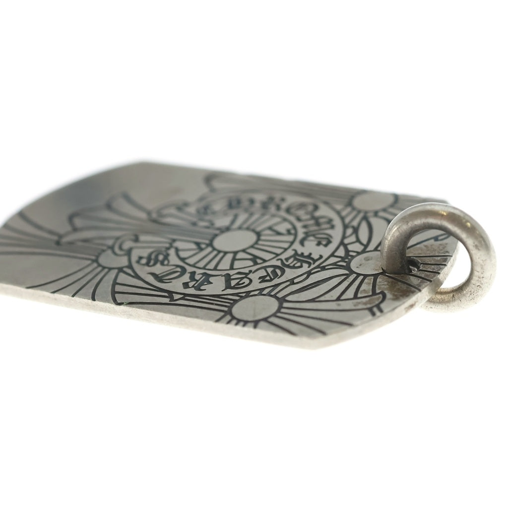 CHROME HEARTS(クロムハーツ) D TAG LRG GOD BLESS ラージゴッドブレス ドッグタグ ペンダントトップ シルバー -
