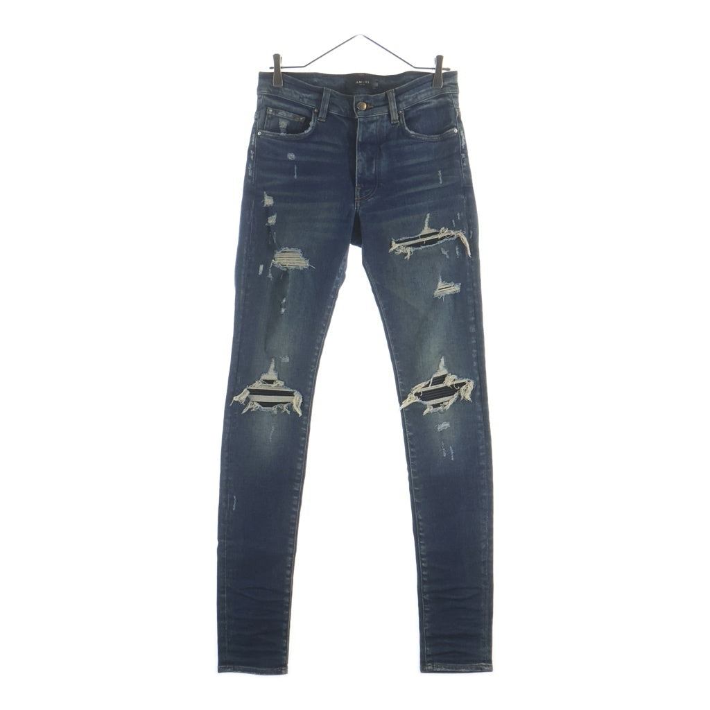AMIRI(アミリ) MX1 ダメージ加工 スキニーデニムパンツ インディゴ