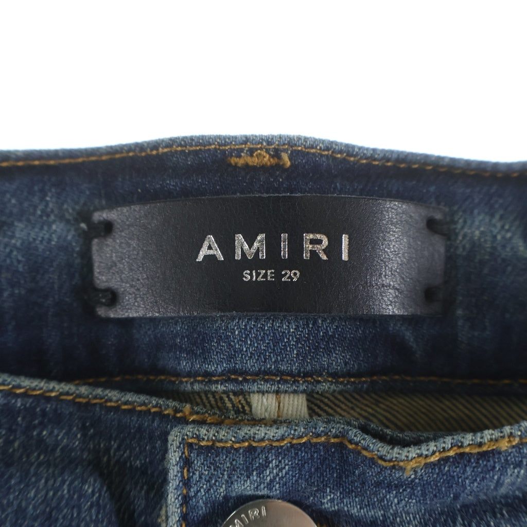 AMIRI(アミリ) MX1 ダメージ加工 スキニーデニムパンツ インディゴ