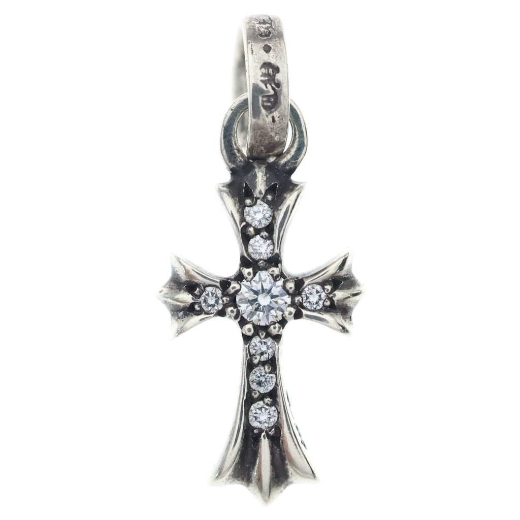 CHROME HEARTS(クロムハーツ) CRS BBYFAT P DMND ベイビーファット PAVEダイヤ ペンダントトップ シルバー BCA234