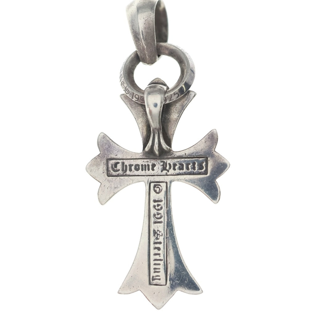 CHROME HEARTS(クロムハーツ) CH CRS SML W/BALE Wベイル スモールCHクロス ペンダントトップ シルバー BCA218