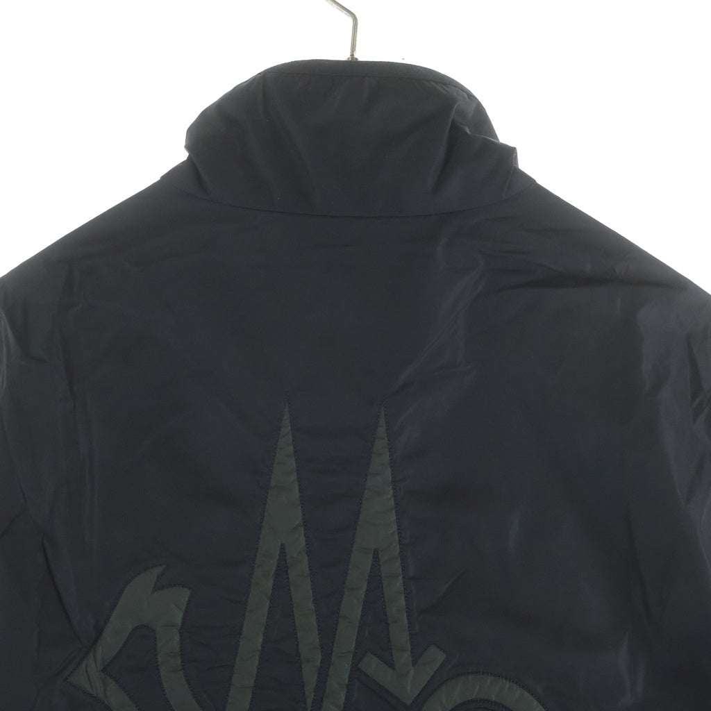 MONCLER(モンクレール) CHAPON GIUBOTTO ロゴワッペン付き ジップアップ ナイロンジャケット ブラック I10931A00105