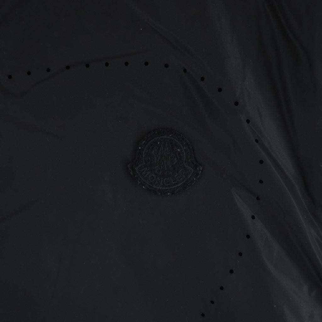 MONCLER(モンクレール) CHAPON GIUBOTTO ロゴワッペン付き ジップアップ ナイロンジャケット ブラック I10931A00105
