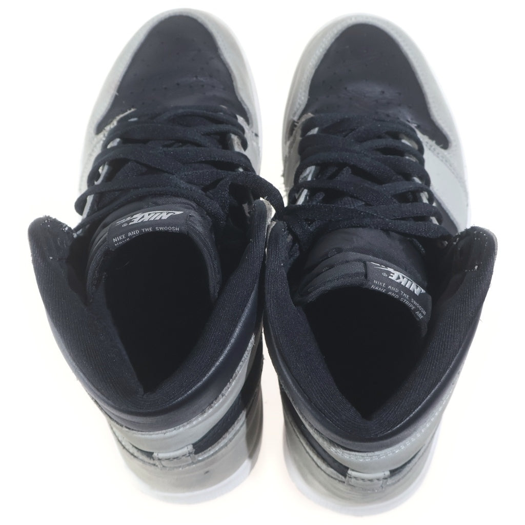 NIKE(ナイキ) AIR JORDAN 1 High OG Shadow 2.0 555088-035 エアジョーダン1 ハイ シャドウ2.0 ハイカットスニーカー シューズ ブラック/グレー US9/27.0cm