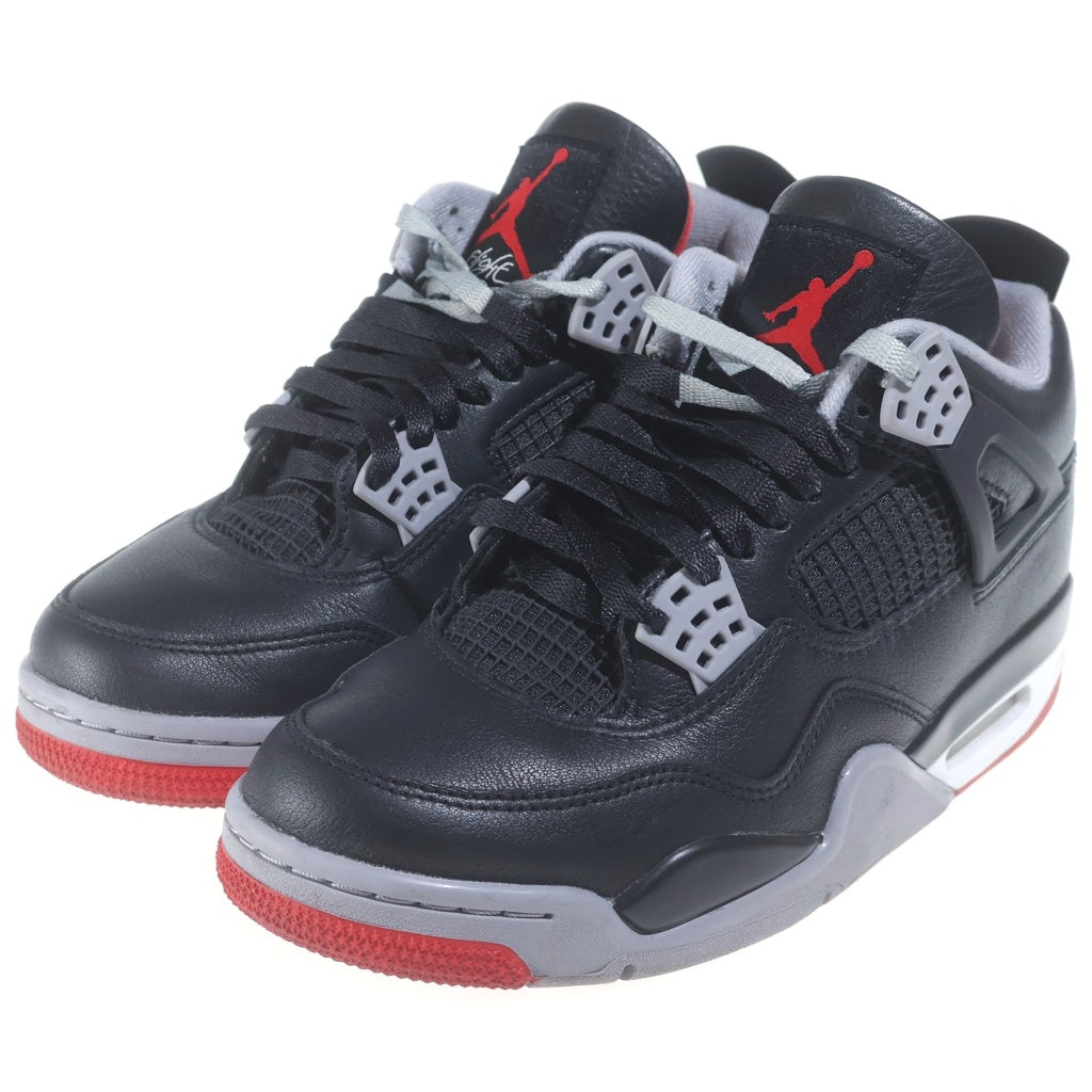 NIKE(ナイキ) AIR JORDAN 4 RETEO Bred Reimagined FV5029-006 エアジョーダン4 ブレッド リイマジンド ミッドカットスニーカー シューズ ブラック US8/26.0cm