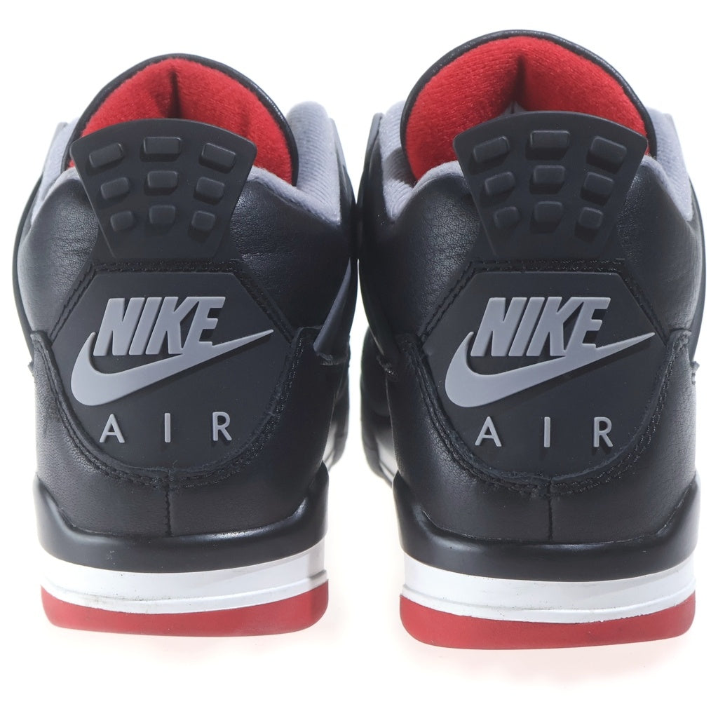NIKE(ナイキ) AIR JORDAN 4 RETEO Bred Reimagined FV5029-006 エアジョーダン4 ブレッド リイマジンド ミッドカットスニーカー シューズ ブラック US8/26.0cm