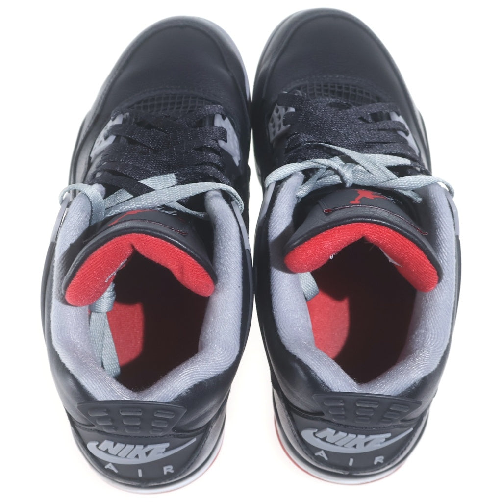 NIKE(ナイキ) AIR JORDAN 4 RETEO Bred Reimagined FV5029-006 エアジョーダン4 ブレッド リイマジンド ミッドカットスニーカー シューズ ブラック US8/26.0cm