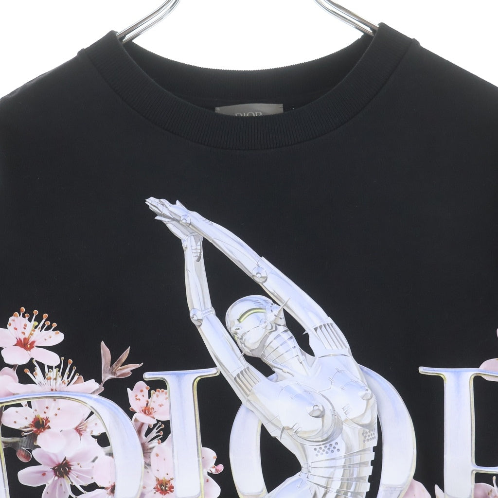 DIOR(ディオール) 19SS × SORAYAMA ソラヤマ フロントプリント 半袖Tシャツ カットソー ブラック 933J602A0554