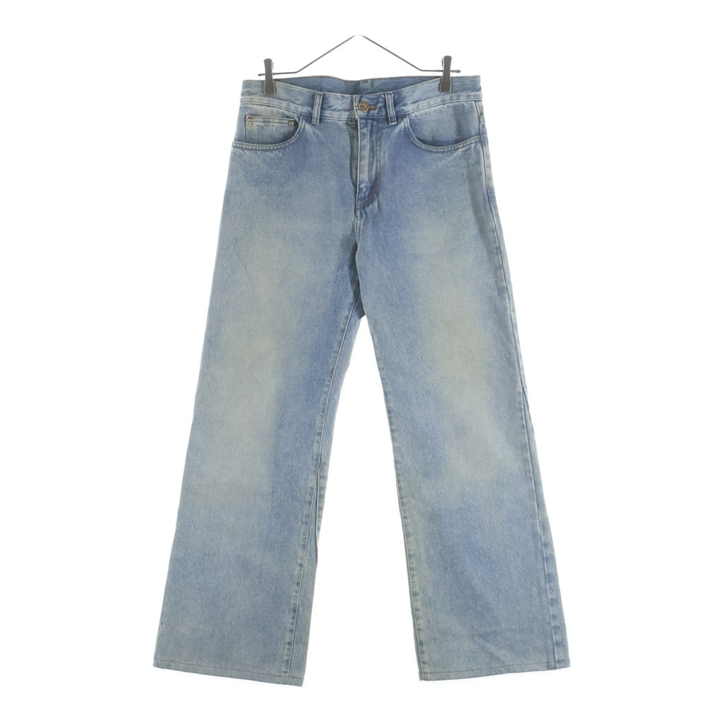 LOUIS VUITTON(ルイヴィトン) 19AW Flared Denim Pants ジップアップ フレアデニムパンツ ブルー HHD41WLVP
