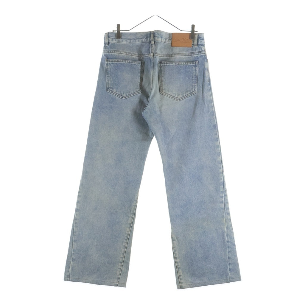 LOUIS VUITTON(ルイヴィトン) 19AW Flared Denim Pants ジップアップ フレアデニムパンツ ブルー HHD41WLVP
