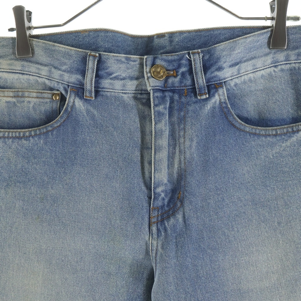 LOUIS VUITTON(ルイヴィトン) 19AW Flared Denim Pants ジップアップ フレアデニムパンツ ブルー HHD41WLVP