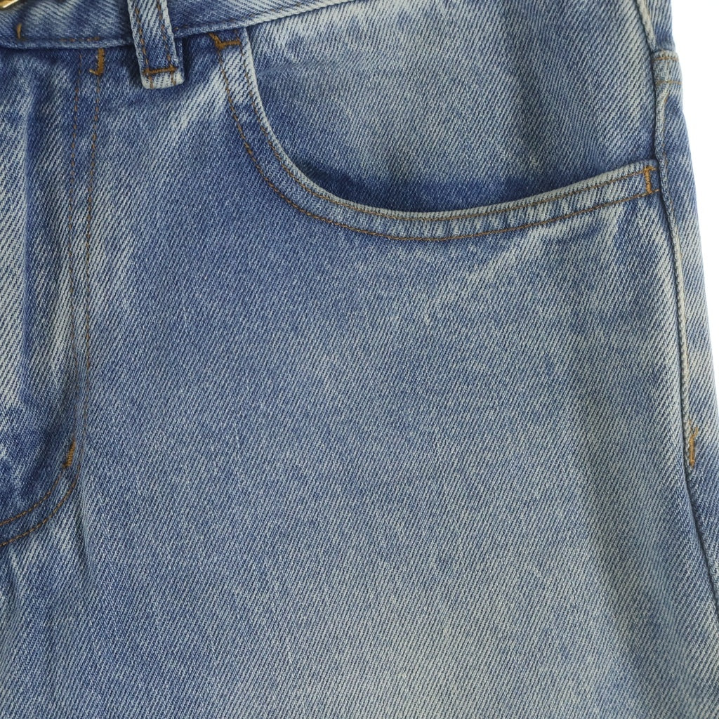 LOUIS VUITTON(ルイヴィトン) 19AW Flared Denim Pants ジップアップ フレアデニムパンツ ブルー HHD41WLVP