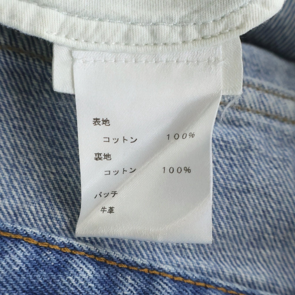 LOUIS VUITTON(ルイヴィトン) 19AW Flared Denim Pants ジップアップ フレアデニムパンツ ブルー HHD41WLVP