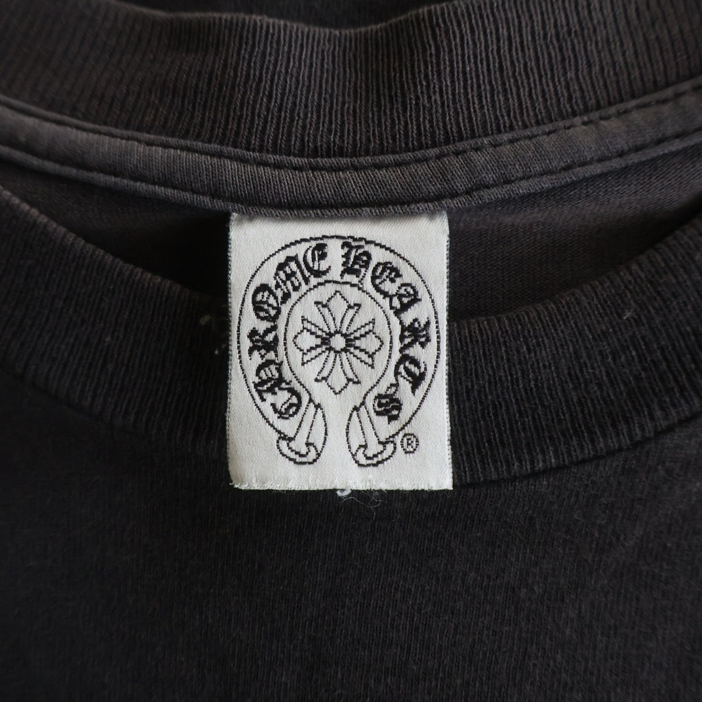 CHROME HEARTS(クロムハーツ) OLD FLORAL TEE オールド バックスクロールラベル フローラルクロス 半袖Tシャツ カットソー ブラック