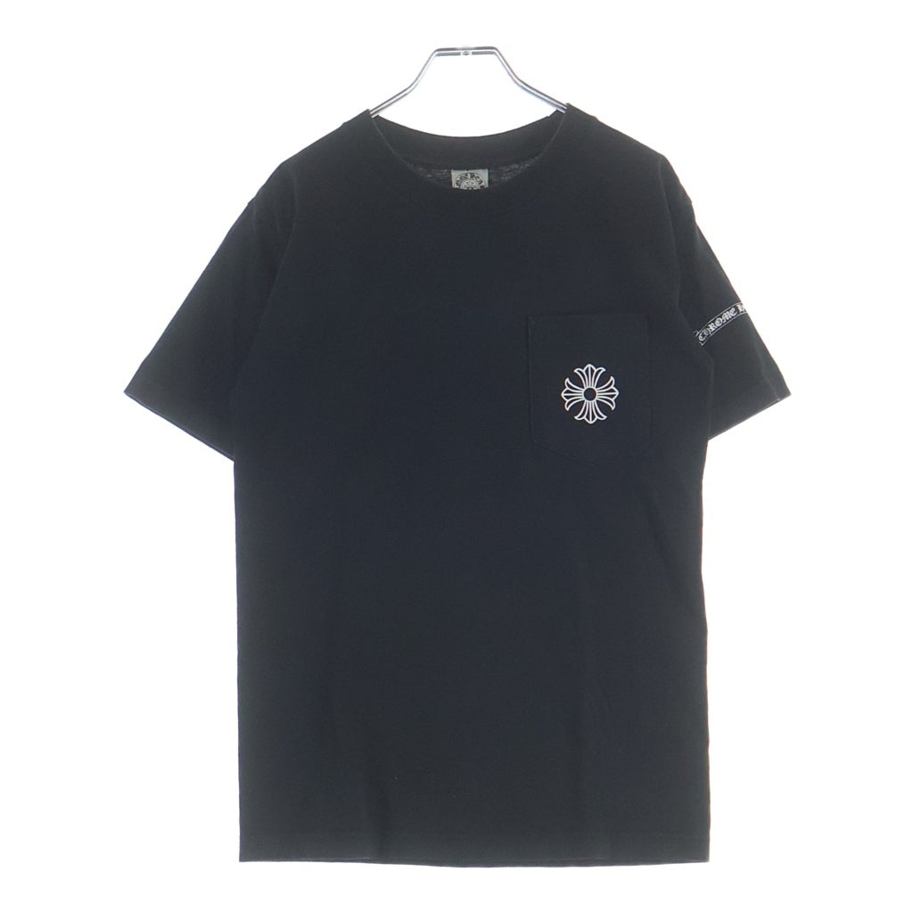 CHROME HEARTS(クロムハーツ) OLD CH PLS CROSS TEE オールド バックCHプラス クロスプリント 半袖Tシャツ カットソー ブラック
