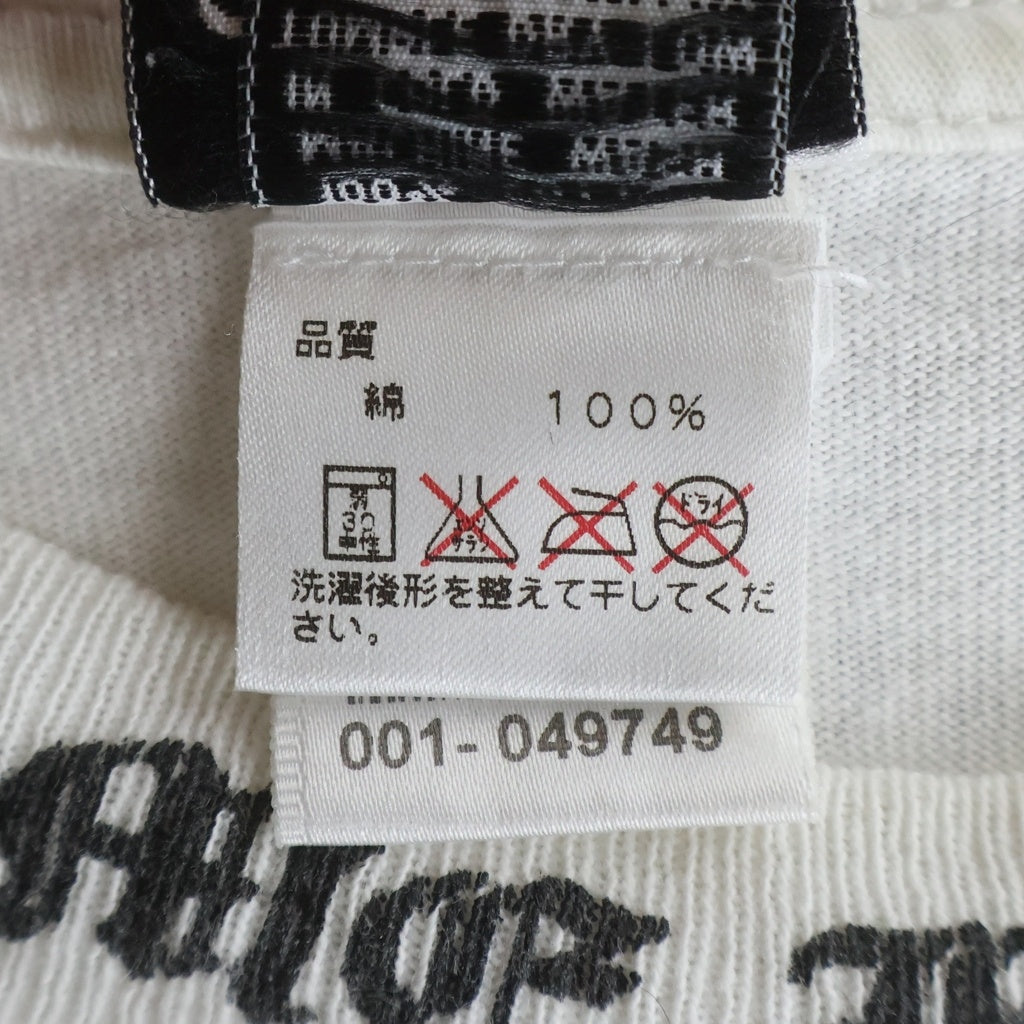 CHROME HEARTS(クロムハーツ) OLD FLORAL T-SHIRT オールド ネックロゴ バックフローラルクロス 半袖Tシャツ カットソー ホワイト