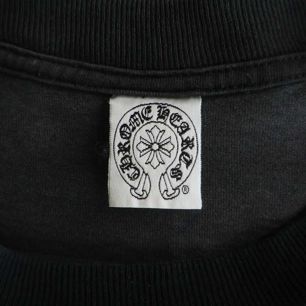 CHROME HEARTS(クロムハーツ) OLD STAR L/S Tee アームスター ホースシュープリント 長袖Tシャツ カットソー ブラック