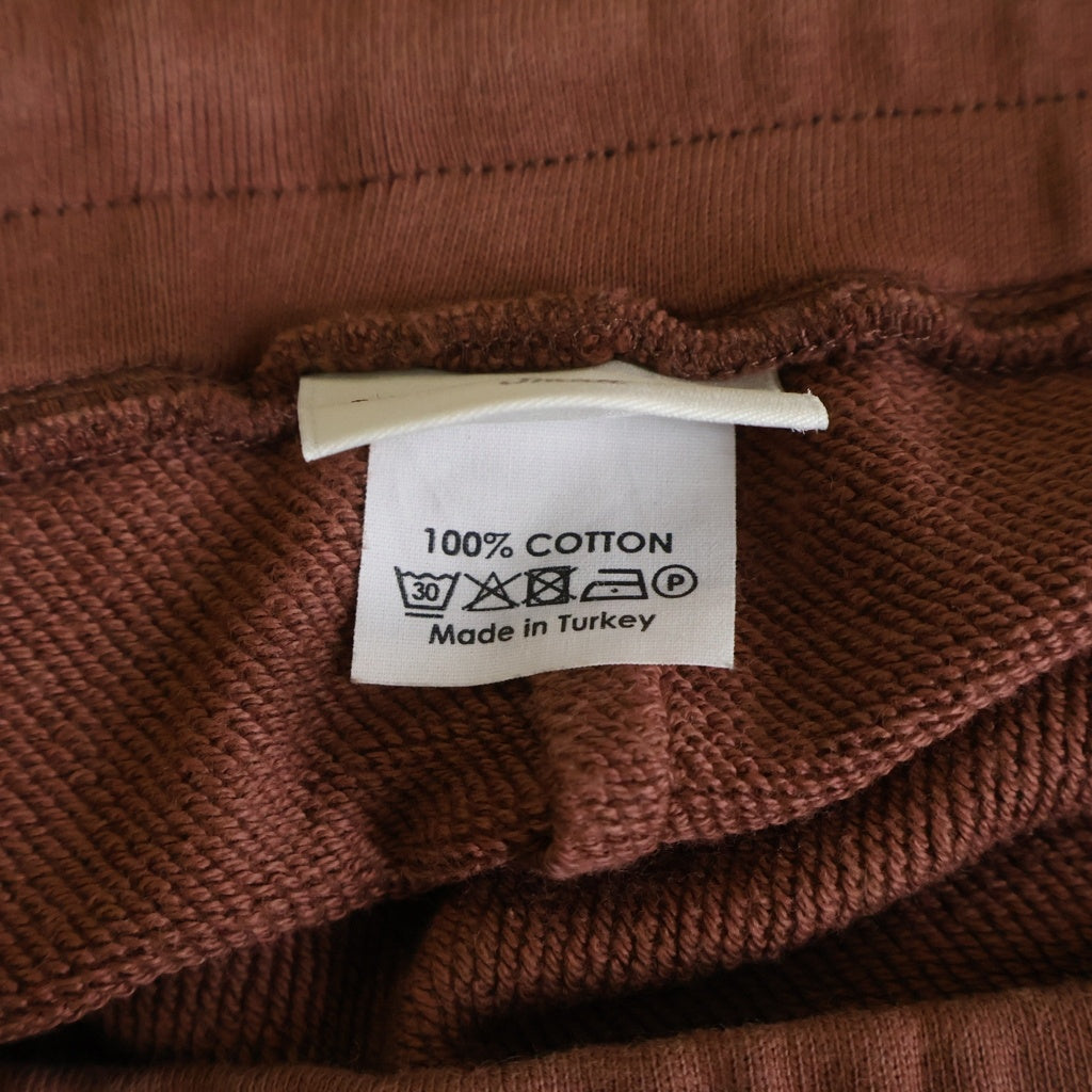 DRIES VAN NOTEN(ドリスヴァンノッテン) ウエストリブ ドローストリング ワイドスウェットパンツ ライトブラウン