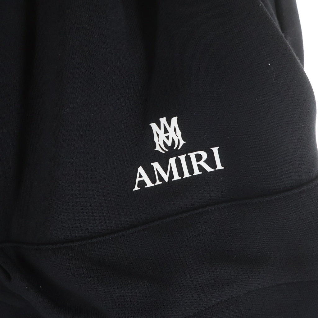 AMIRI(アミリ) 26SS Men Shorts ラバーロゴ ハーフパンツ ショーツ ブラック AMBMSO1058