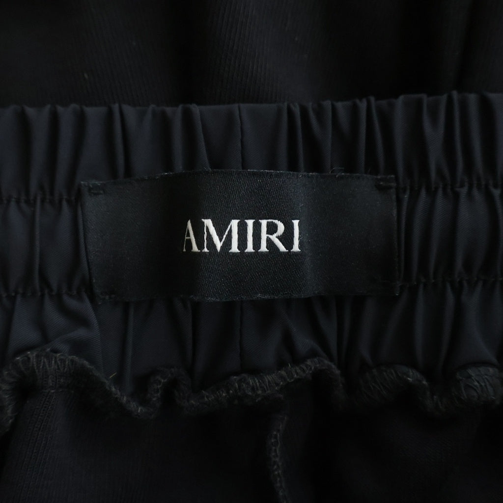 AMIRI(アミリ) 26SS Men Shorts ラバーロゴ ハーフパンツ ショーツ ブラック AMBMSO1058