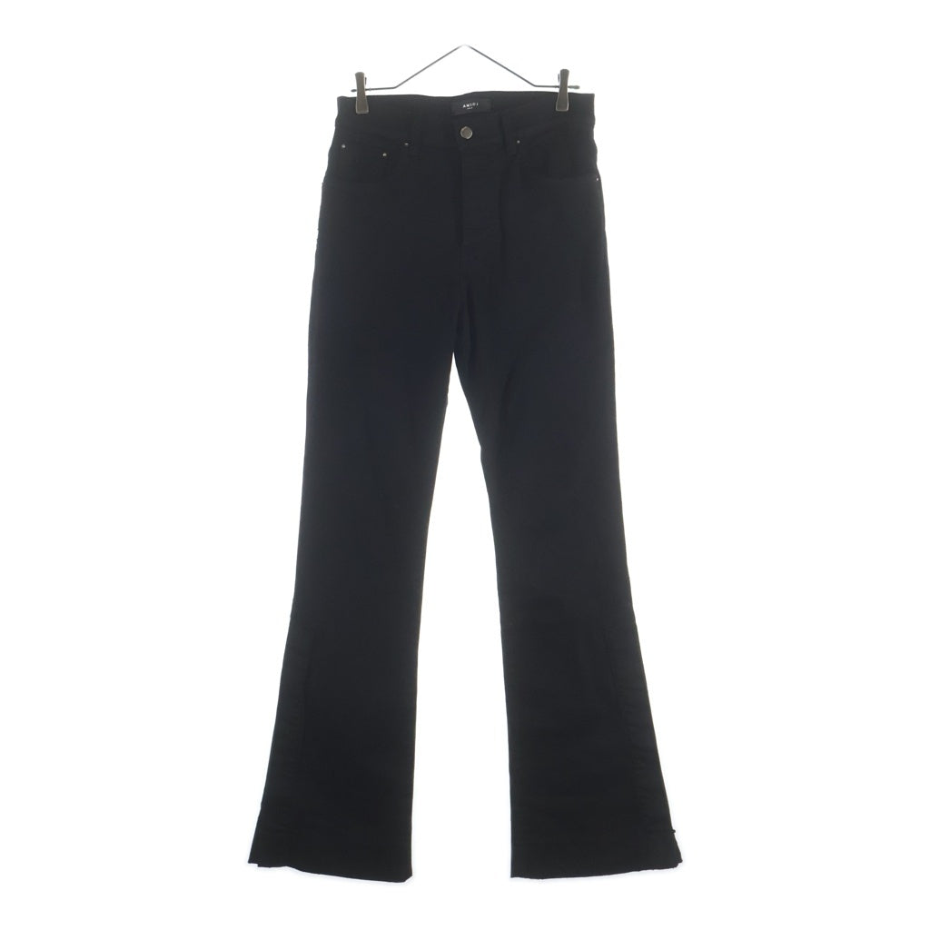 AMIRI(アミリ) STACK FLAIR PANTS スタックフレア ダメージ加工 デニムパンツ インディゴブラック