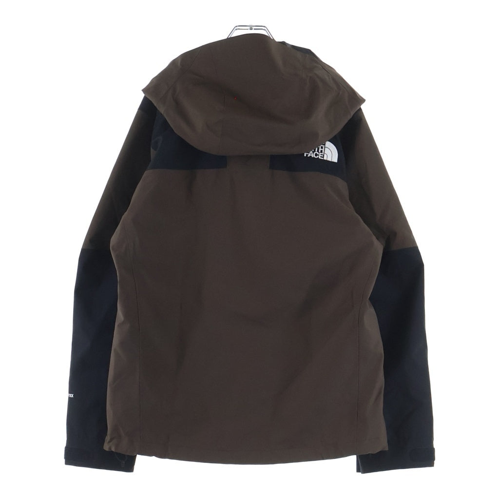 THE NORTH FACE(ザノースフェイス) GORE-TEX MOUNTAIN JACKET ゴアテックス ロゴ刺繍 ナイロン マウンテンジャケット ブラウン/ブラック NP61800