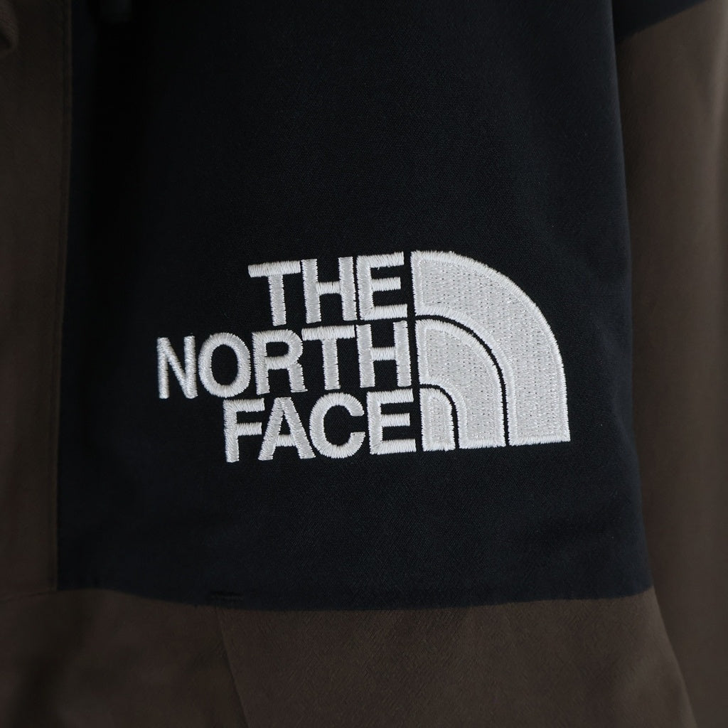 THE NORTH FACE(ザノースフェイス) GORE-TEX MOUNTAIN JACKET ゴアテックス ロゴ刺繍 ナイロン マウンテンジャケット ブラウン/ブラック NP61800
