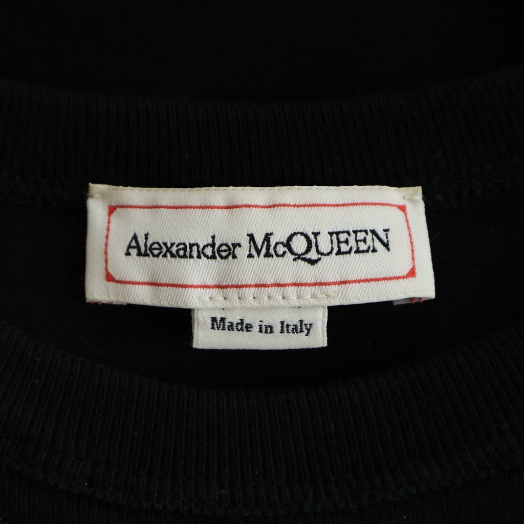 Alexander McQueen(アレキサンダーマックイーン) MULTI ZIP SWEATSHIRT アームジップ クルーネック 長袖スウェット トレーナー ブラック 687743