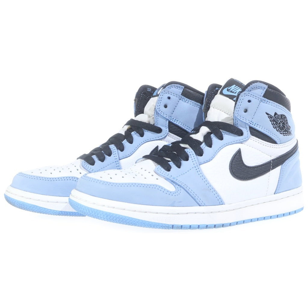 NIKE(ナイキ) AIR JORDAN 1 RETRO HIGH OG UNIVERCITY BLUE エアジョーダン1 ハイ ユニバーシティーブルー ハイカットスニーカー ブルー/ホワイト US7.5/25.5cm 555088-134