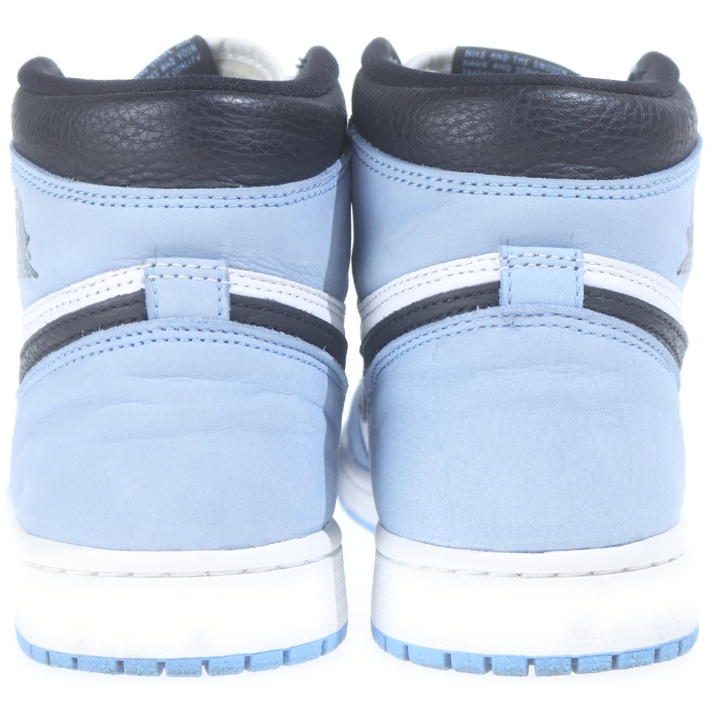 NIKE(ナイキ) AIR JORDAN 1 RETRO HIGH OG UNIVERCITY BLUE エアジョーダン1 ハイ ユニバーシティーブルー ハイカットスニーカー ブルー/ホワイト US7.5/25.5cm 555088-134