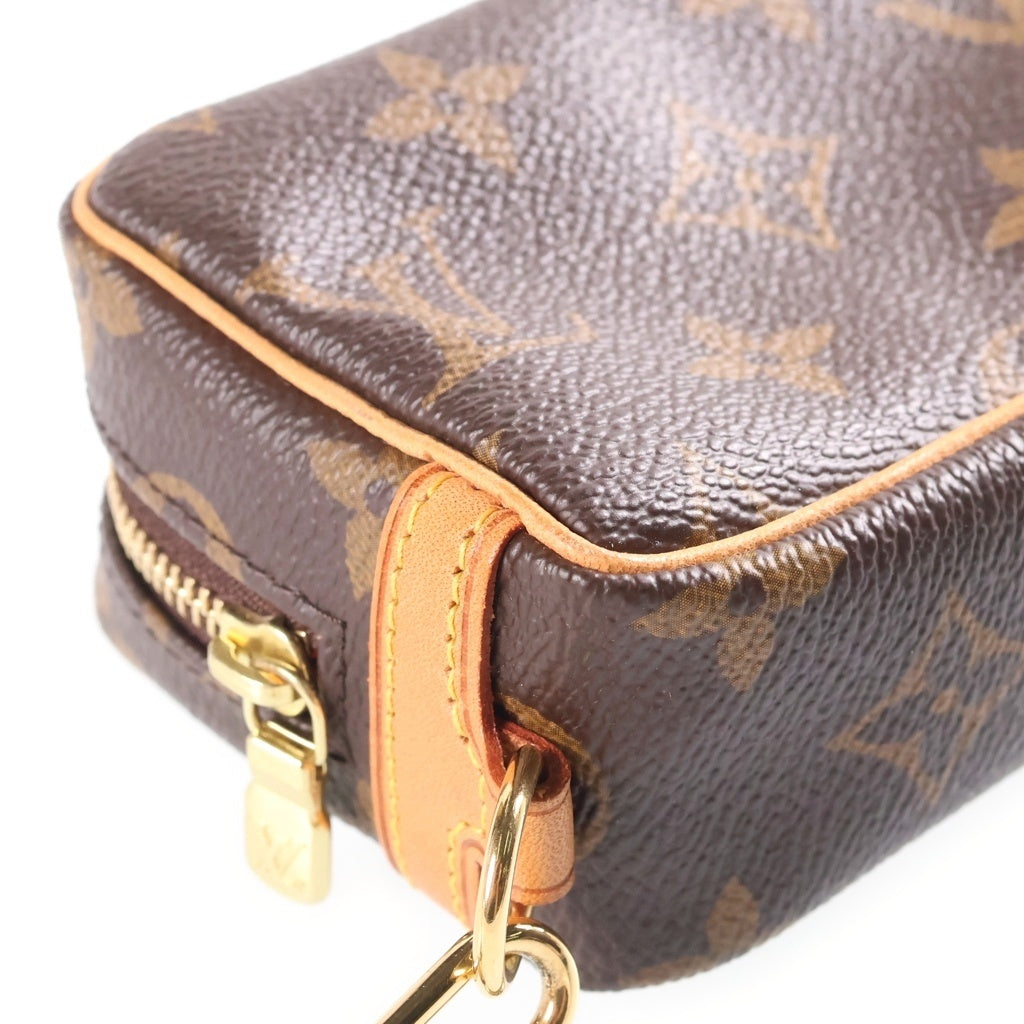 LOUIS VUITTON(ルイヴィトン) モノグラム トゥルース ワピティ PVC レザー ポーチ マルチケース 小物入れ ブラウン M58030 レディース