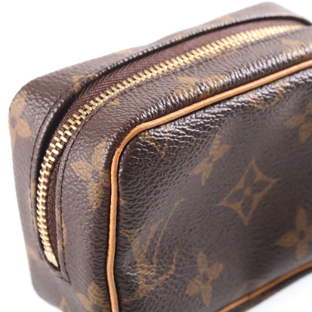 LOUIS VUITTON(ルイヴィトン) モノグラム トゥルース ワピティ PVC レザー ポーチ マルチケース 小物入れ ブラウン M58030 レディース