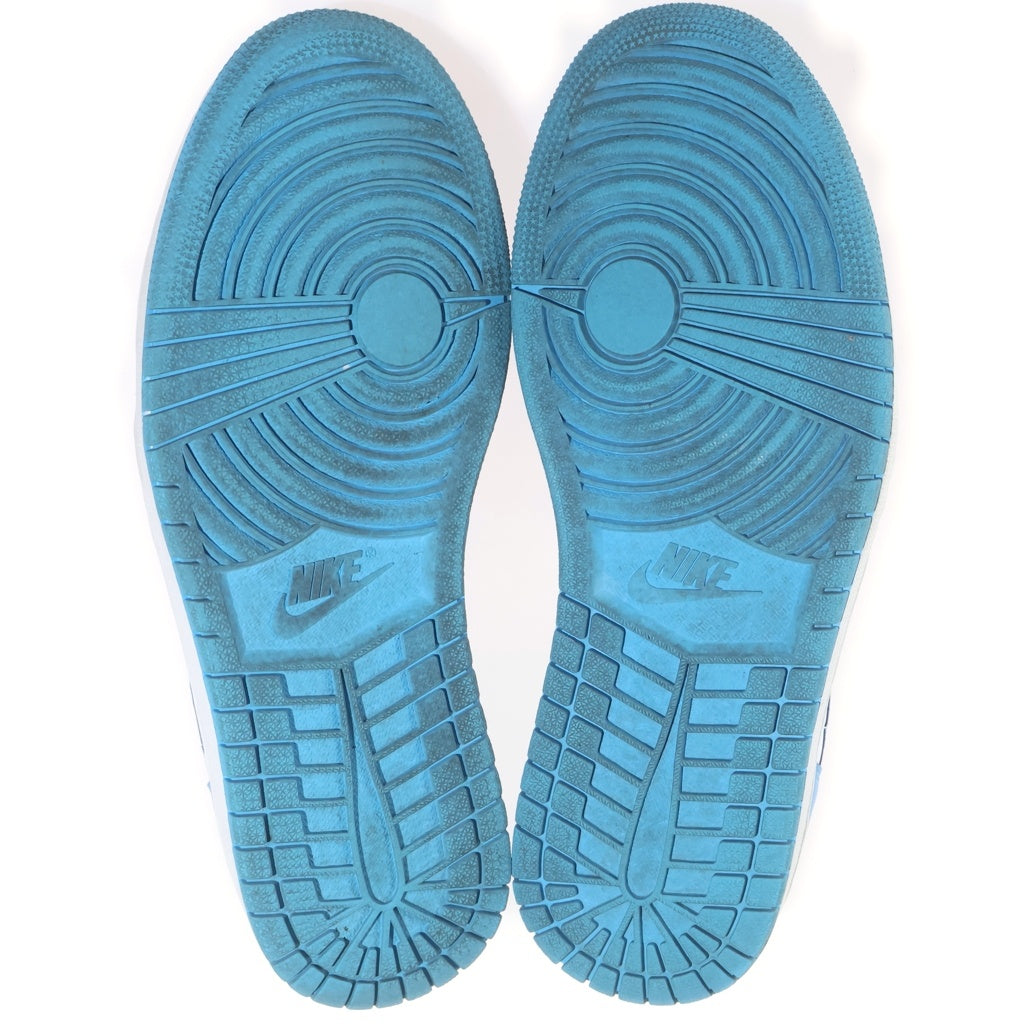 NIKE SB(ナイキエスビー) AIR JORDAN 1 LOW UNC CJ7891-401 エアジョーダン1 ロー ローカットスニーカー シューズ ホワイト/ブルー US8.5/26.5cm