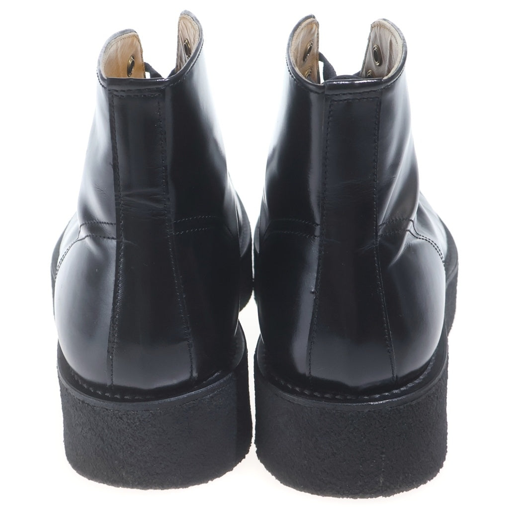 REGULATION Yohji Yamamoto MEN(レギュレーションヨウジヤマモトメン) Demi Boots デミブーツ ハイカットレザーブーツ シューズ ブラック HN-E53-764-173