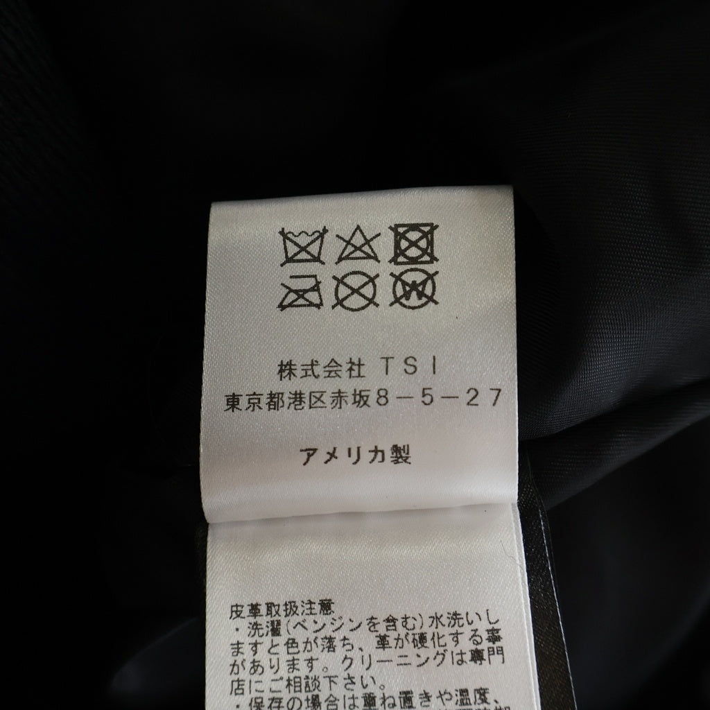 SCHOTT(ショット) Rider's Jacket ライナー付き シングルライダース カウレザー ジャケット ブラック 7823950099